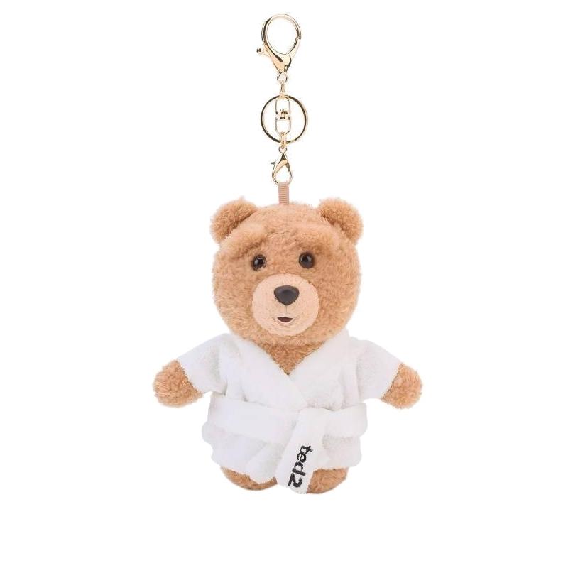 Плюшевый брелок Ted 2 Кавайный плюшевый мишка Аниме Хобби Мягкая игрушка Брелок Подвеска для сумки Куклы Рождественские Подарки на день рождения