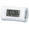 Seiko Clock Alarm Clock Table Clock Digital Loud Volume White PYXIS RAIDEN NR540W 81×138×99mm