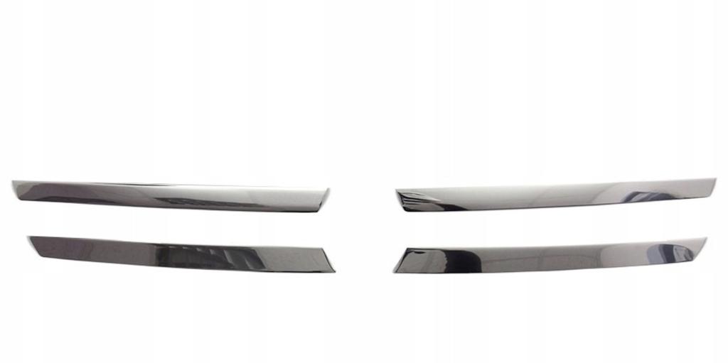 Ora - Set of Chrome Bumper Strips, Chrome-plated Fender Protective Strips