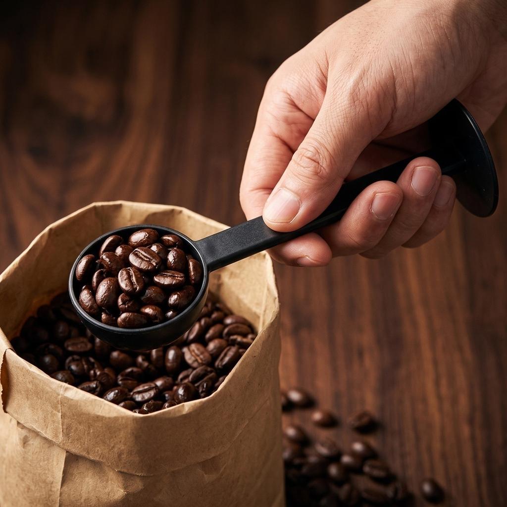 Кофейная ложка 10 г, -Используйте для измерения и для молотого кофе