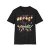 EXO K-Pop Лучшая мужская группа "REVERXE" Портрет группы "Разбитое зеркало" Графический Оверсайз Уличная одежда Фан-мерч Футболка Топ для EXO-L