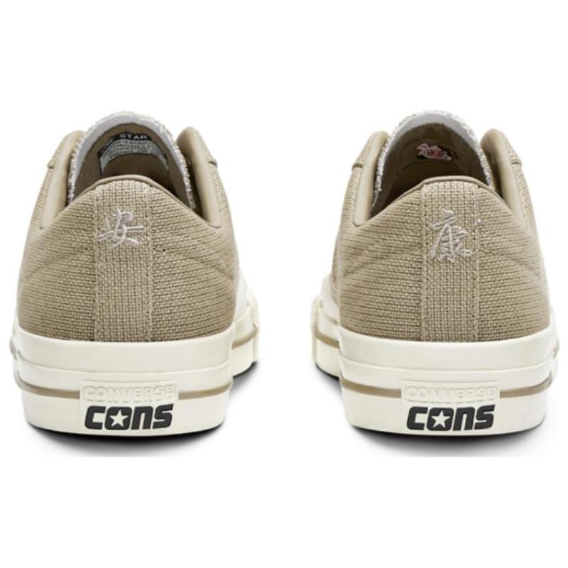 Converse One Star Pro Zongzi износостойкие и дышащие низкие кеды унисекс коричневые