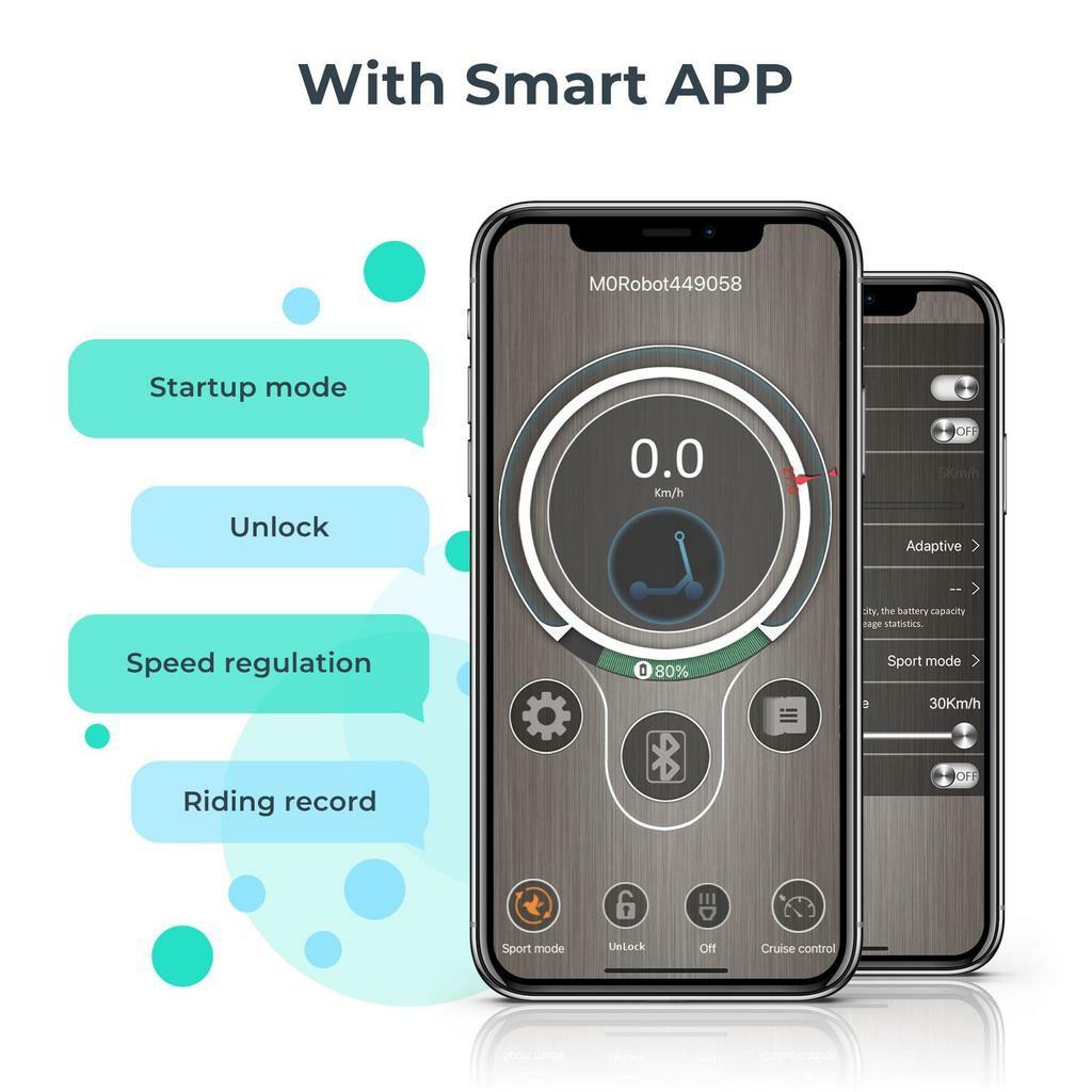 Electric Scooter Foldable iScooter 10" 500W Motor Adult Escooter 36V 10AH LED Display Top Speed 35Km/h Max Load 120Kg i9 Max