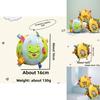 Puppy Frog Monkey Pattern Plush Cloth Ball Dog Pet Toy With Bell For Active Pets