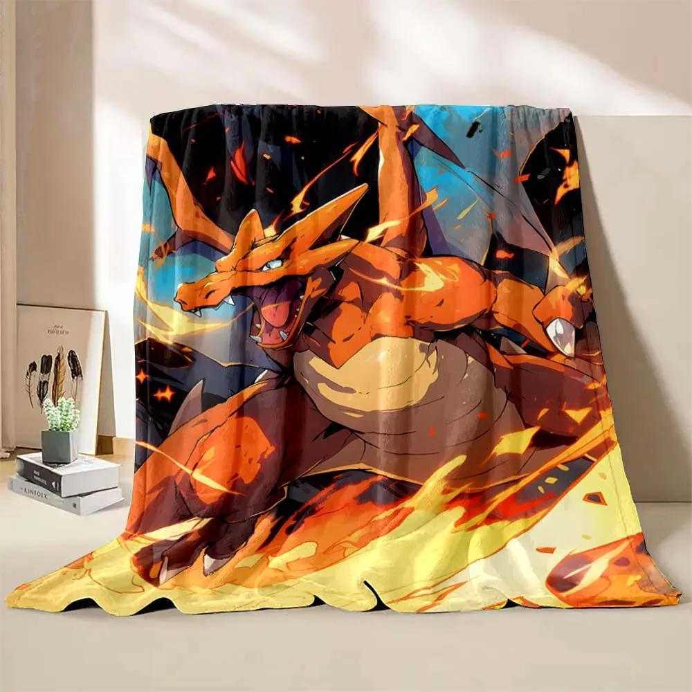 Шарizard Дракофёй Принт Мультяшное Одеяло Детское Взрослое Одеяло Мягкое Теплое Постельное Белье для Кровати Дивана Покрывало для Путешествий