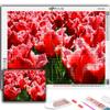 Diamond Embroidery Flowers Tulips 5D DIY Diamond Painting Cross Stitch Rhinestone