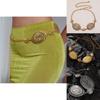 Metal Waist Chain For Women With Artistic Carving For Stylish Summer And Winter Looks