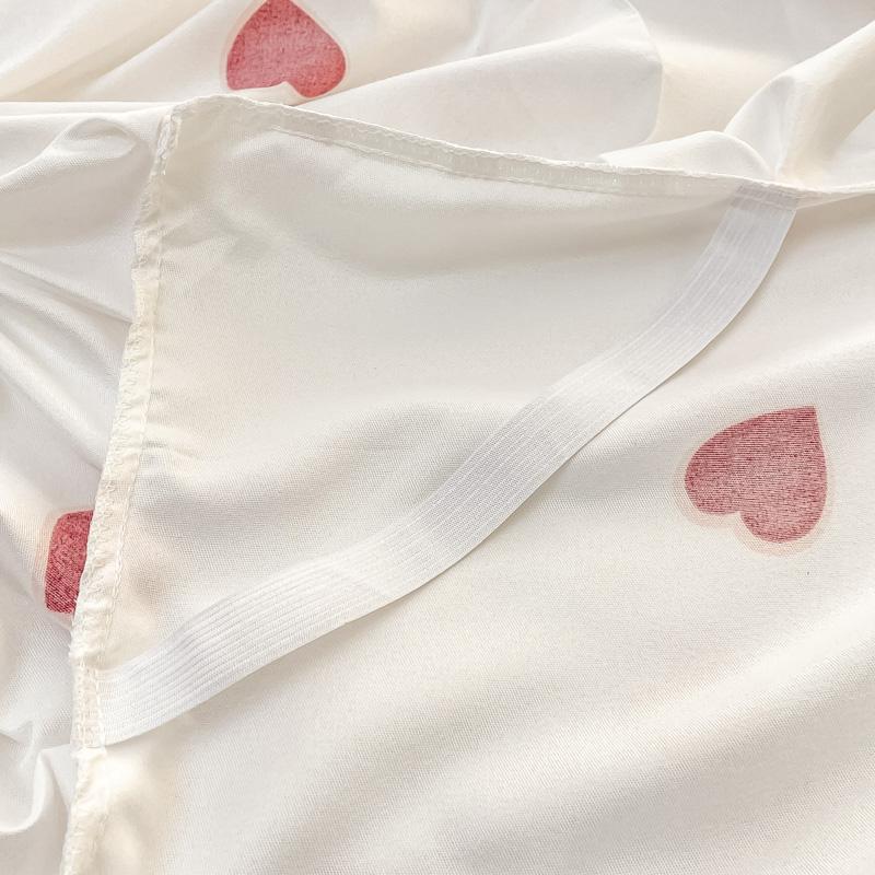 Мягкая юбка для кровати Принтованное покрывало с оборками Простой стиль Защита матраса falda de cama Кружевные простыни (Нет наволочки)