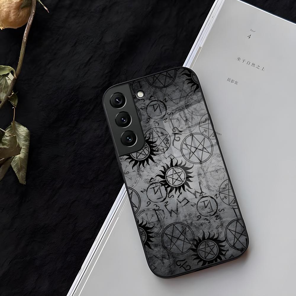 Сверхъестественный Стеклянный Чехол Для Телефона Для Samsung Galaxy S21 S26 S25 S22 S20 S24 S23 Ultra Fe Plus A16 A34 A54 A24 Coque