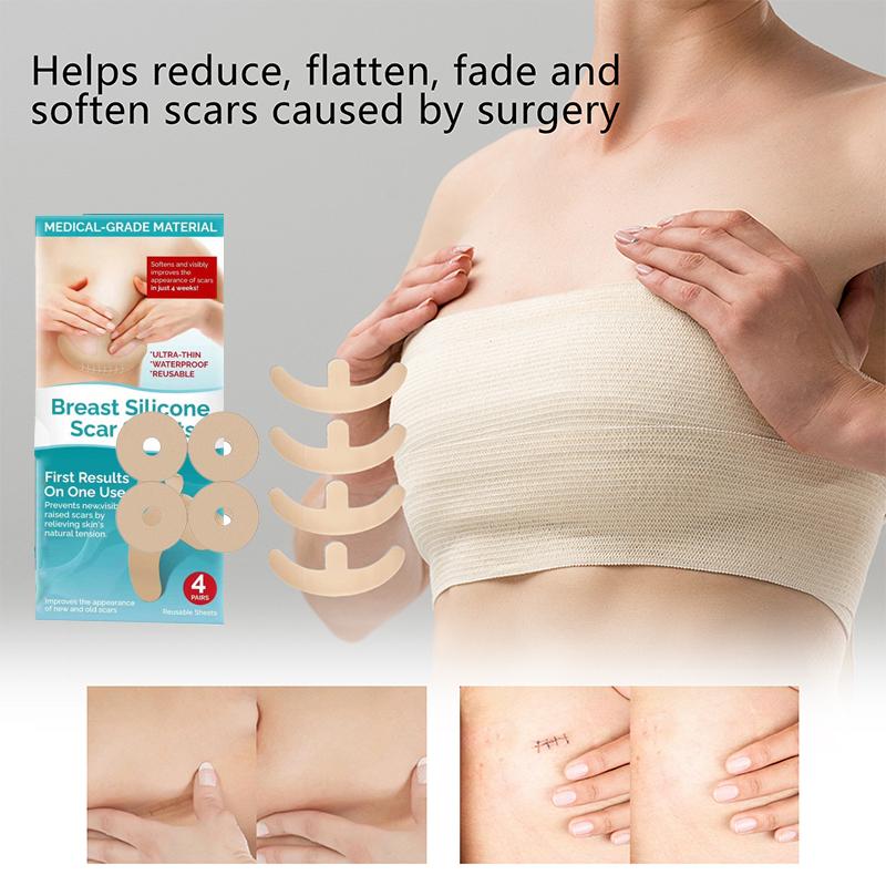 Многоразовые силиконовые гелевые невидимые наклейки круговая дуга грудь невидимый консилер исправление шрамов татуировка дефект маскирующая лента