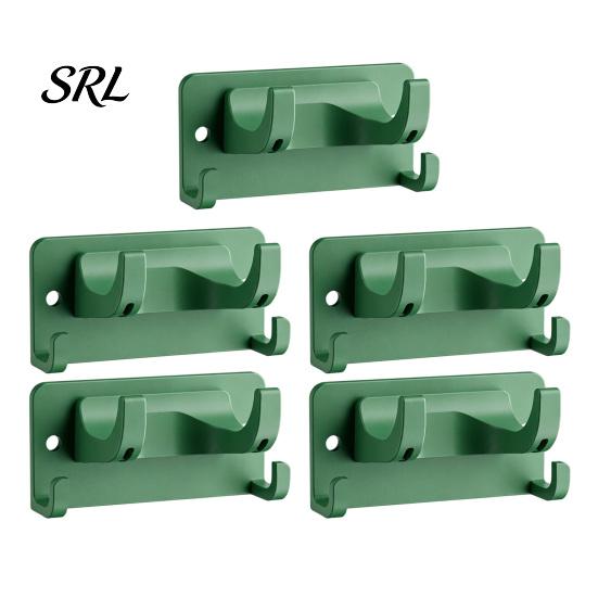 Adjustable Utility Holder for Rakes Wall Mount Garage Tool Organizer, Heavy Duty ABS Compact Storage Bracket, Weather Space Saving Hooks Resistant