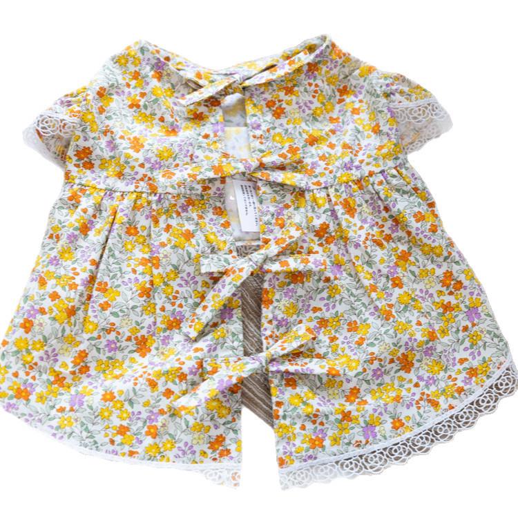 Pet Floral Dress Thin Teddy Yorkshire Small Pet Dog Vest Dog Clothes for Small Dogs Puppy Dresses