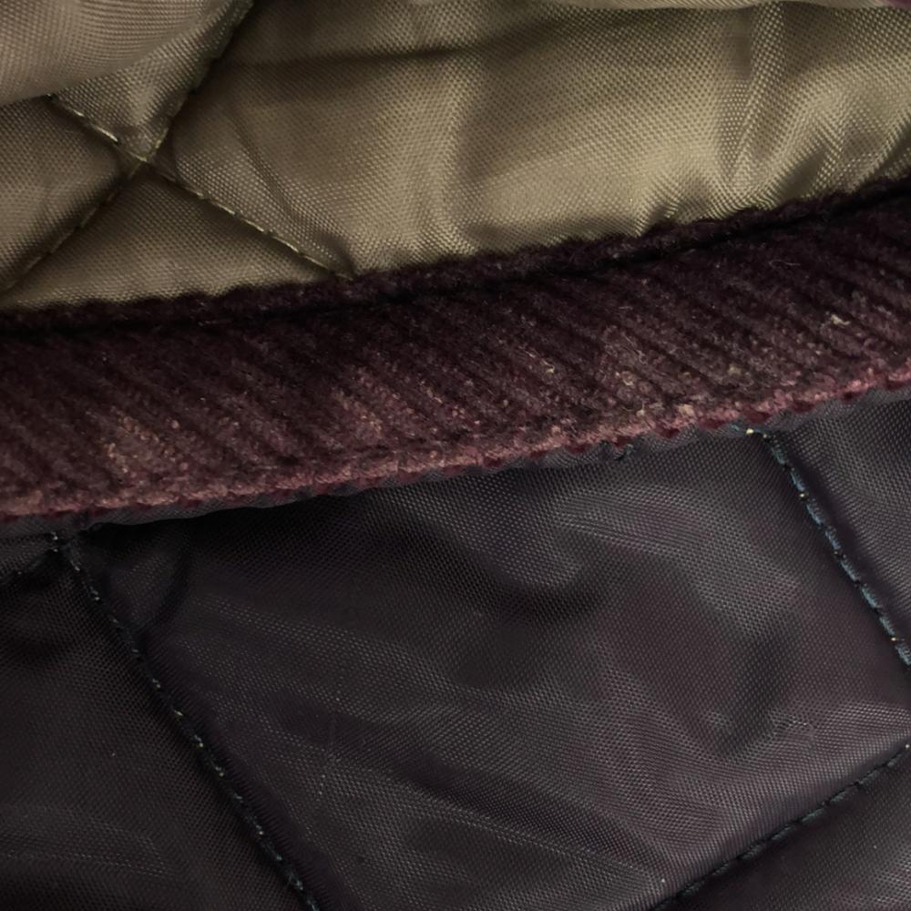 LAVENHAM Сделано в Англии С капюшоном Стеганое пальто 36 Фиолетовый Женский Б/У