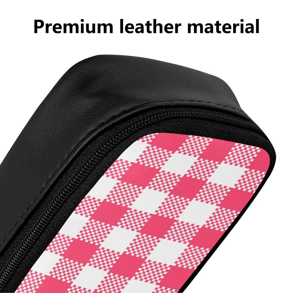 Sturdy Sturdy PU Leather Pencil Case for Office Desk Organization for Campus Office and Travel