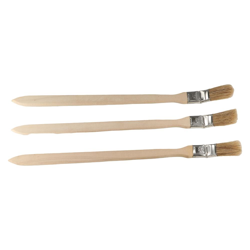 Long Handle Elbow Elbow Paint Brush Solid Wood Handle Universal Bristle Brush Painting