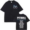 Pitbull Party After Dark EU 2025 Тур Графическая Концертная Футболка Мужская Женская Харадзюку Хип-Хоп Готика Короткий Рукав Футболки Стритвир