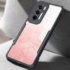 XUNDD для Oppo Reno12 5G (Глобальный) Чехол-накладка из ТПУ с черной окантовкой и акрилом, гибридный чехол для телефона