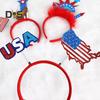 1/15 шт., повязка на голову для вечеринки, повязка на голову с американским флагом, День памяти, День независимости, 4 июля, головной убор, аксессуар для патриотической вечеринки