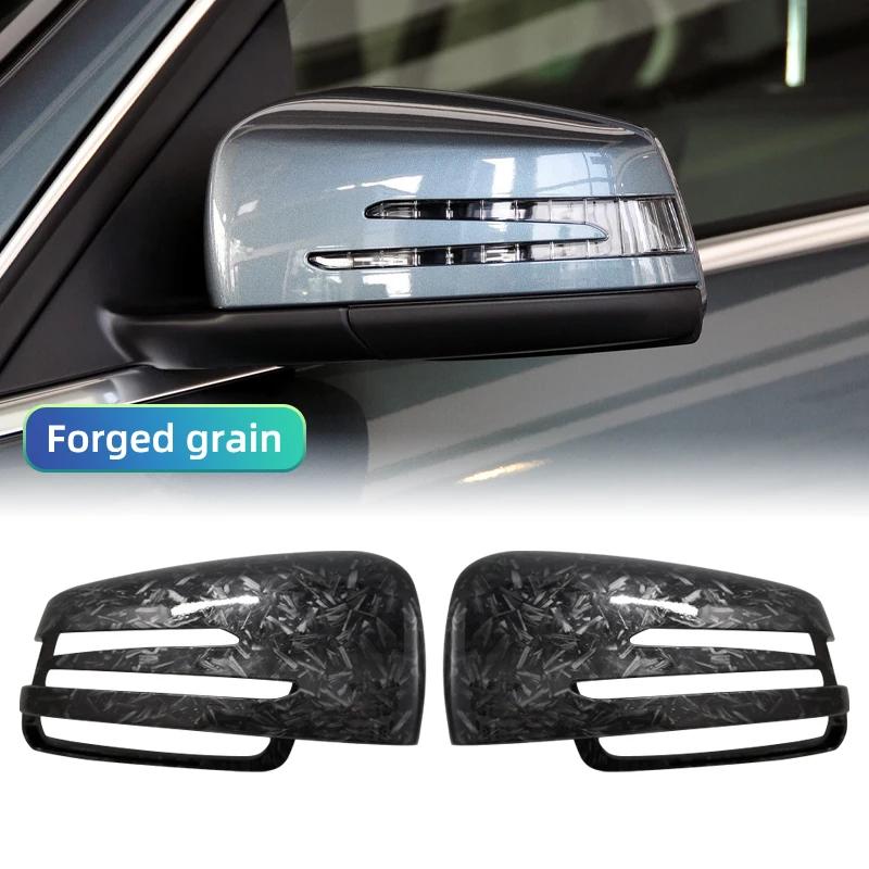 Для Mercedes W204 E W212 W176 W246 CLS C218 GLA X156 Крышка зеркала заднего вида Колпачок бокового зеркала ABS Углеродное волокно