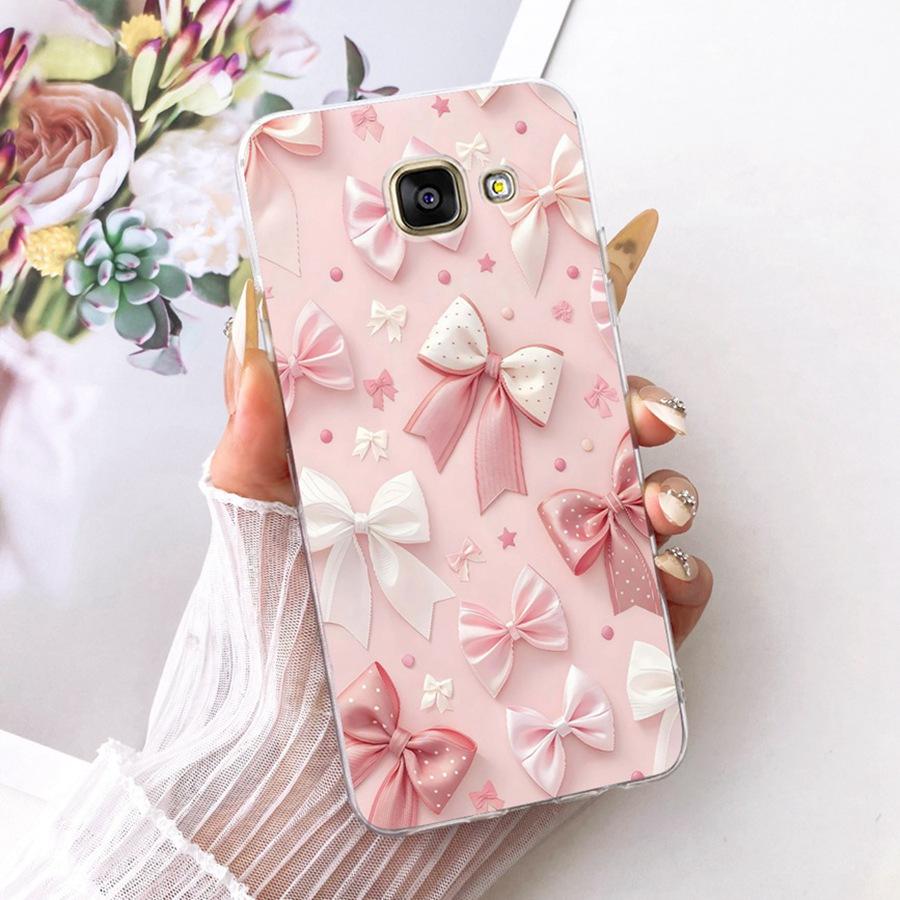 For Samsung A5 2016 2017 Case A520F Cover butterfly Silicone TPU Soft Back Cover Case For SamsungA5 2016 A510F Protective Shell