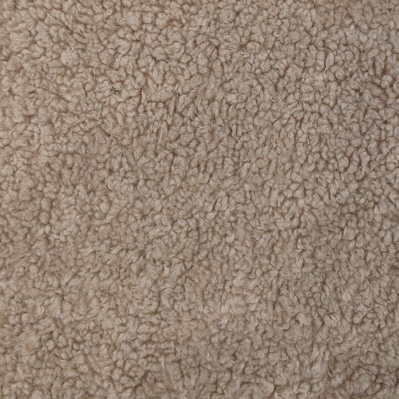 Thickened Flannel Fabric for Clothing, Toys, Home Textiles, Sofas, Shoes, and Hats - Karakul Polyester.