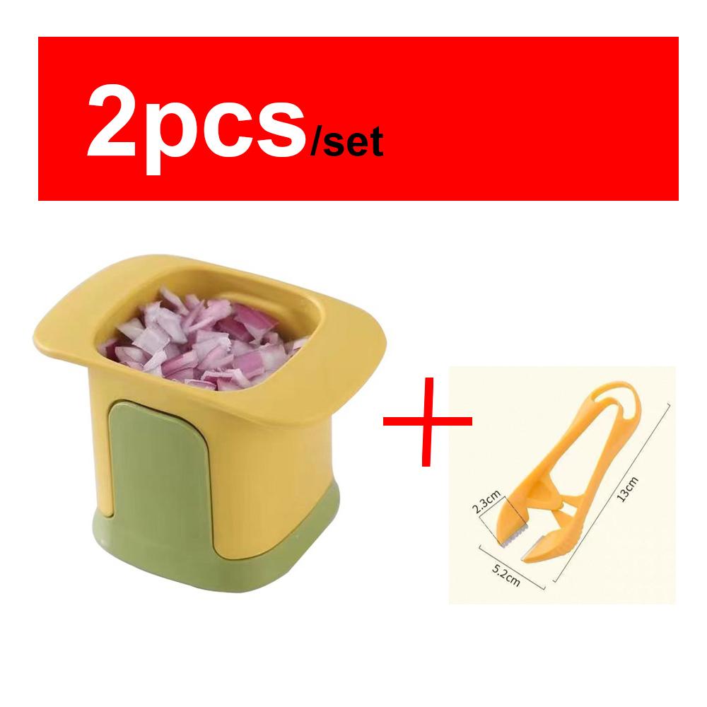 Кухонный измельчитель овощей, резак для картофеля фри, бытовой ручной пресс для нарезки лука, огурца, картофеля, кухонные инструменты, аксессуары