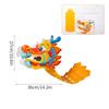 Chinese New Year Dragon Dance Decoration Paper Dancing Dragon Chinese Wedding Hand Held Toys 3D Paper Dragon Photo Props