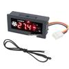 Digital 4-Wire PWM Fan Speed Controller, 12V 3A, with Temperature Display, Noise Reduction, Low Temp Shutdown for Server Cases.