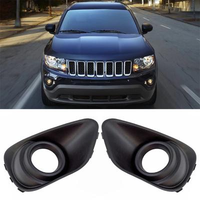 Пара противотуманных фар с декоративной рамкой для Jeep Compass 2011-2017 68109870Aa 68109871Aa
