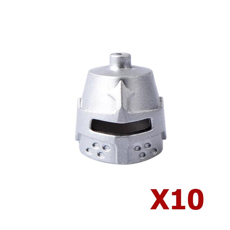 Конструктор MOC Средневековый Рыцарь Римский Солдат Аксессуар Шлем Головной убор Огненное Перо Щит Черный Орел Королевский плащ Кирпичная Игрушка