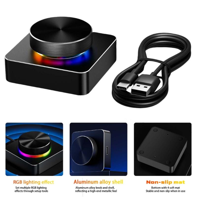 Многофункциональная цветная USB-ручка для регулировки звука, тихий контроль воспроизведения, широкая совместимость