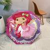 Princess Strawberry Umbrella with Automatic Open/Close & Self-8-Rib Heavy-Duty Umbrella, Compact Travel Umbrella Suitable for Outdoor