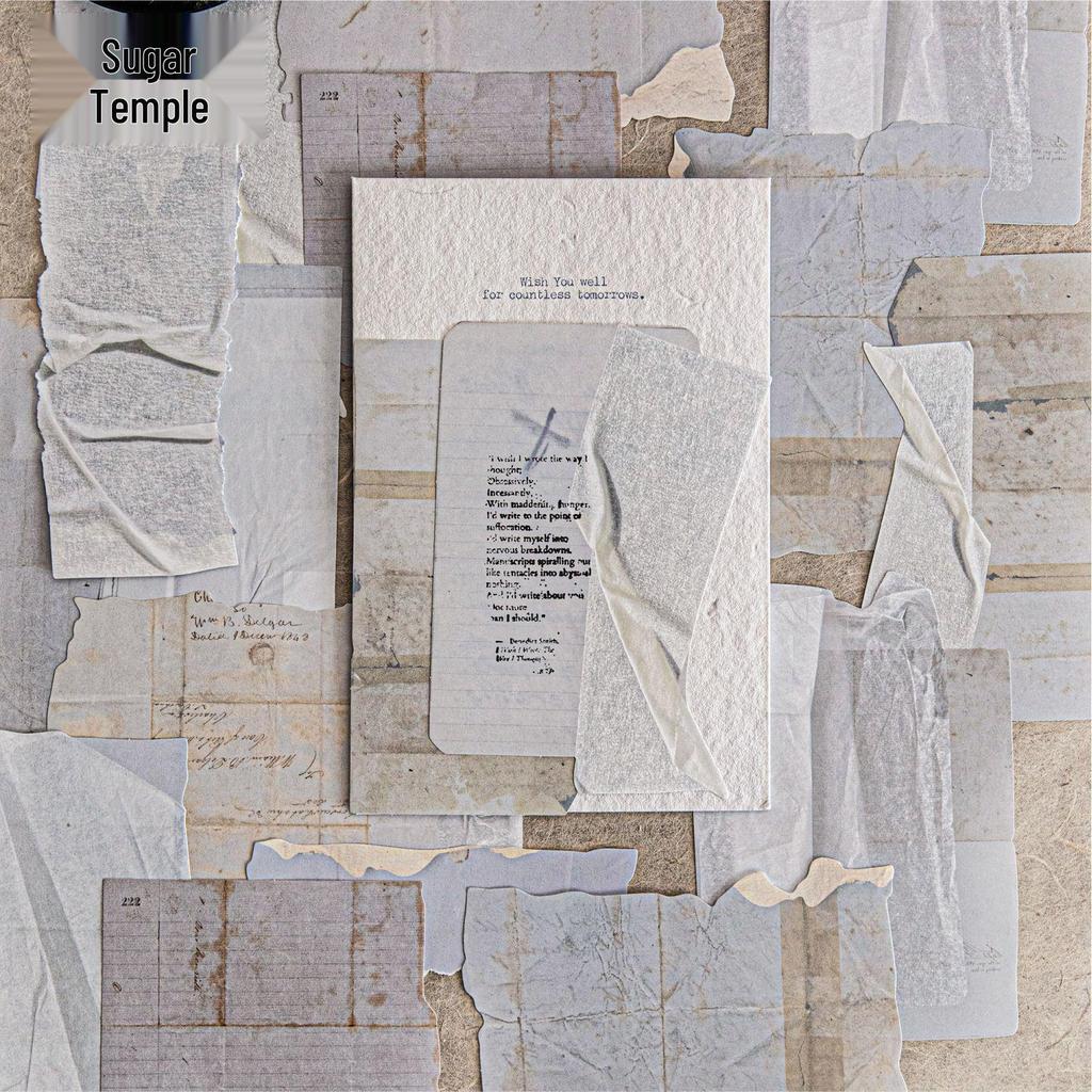 Бумага для ретро-журнала Ji Lv Tang - DIY коллажный фон