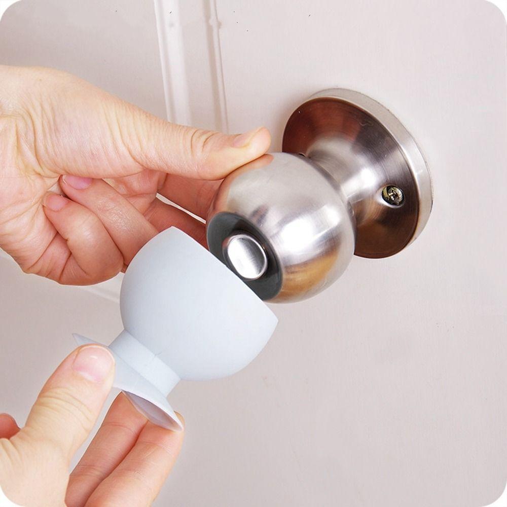 Cup Type Baby Safety Supplies Dustproof Door Handle Bumper Wall Protector Door Knob Cover Crash Pad