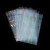 50PCS Transparent Holographic Card Sleeves Waterproof Trading Card Protector  Collectors
