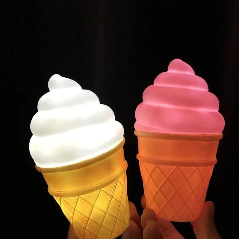 Тот же абзац, ночник для мороженого, лампа для кормления ребенка, украшение для комнаты, имитация мороженого