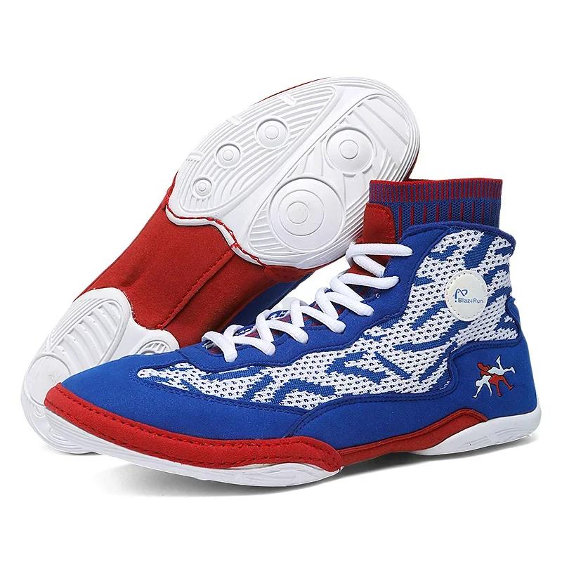 Борцовские ботинки мужские оригинальные боксерские туфли оригинальные фитнес-кроссовки высшего качества для активного отдыха классические кроссовки боевые повседневные борцовские туфли