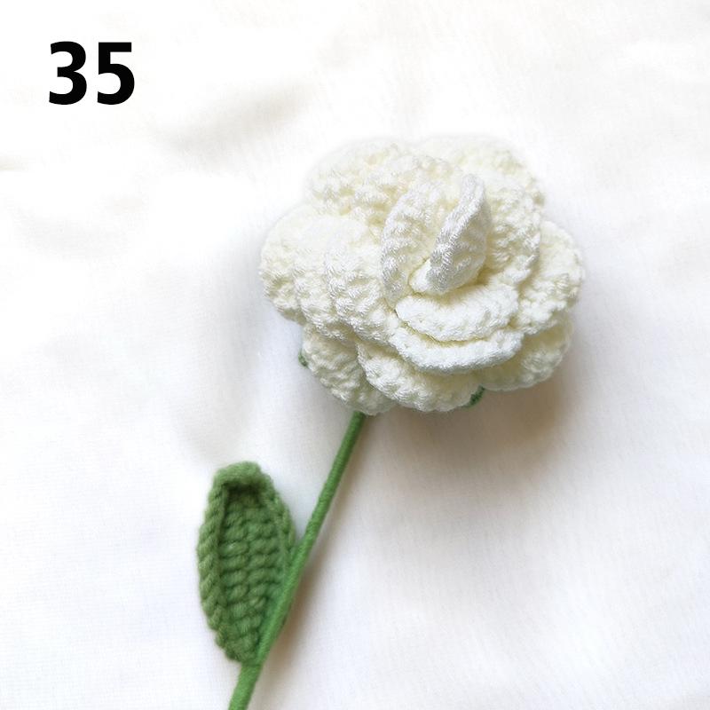 Подарок на День Учителя Подсолнух Вязаный Цветок Вязаный Цветок Ручной Работы Букет Домашний