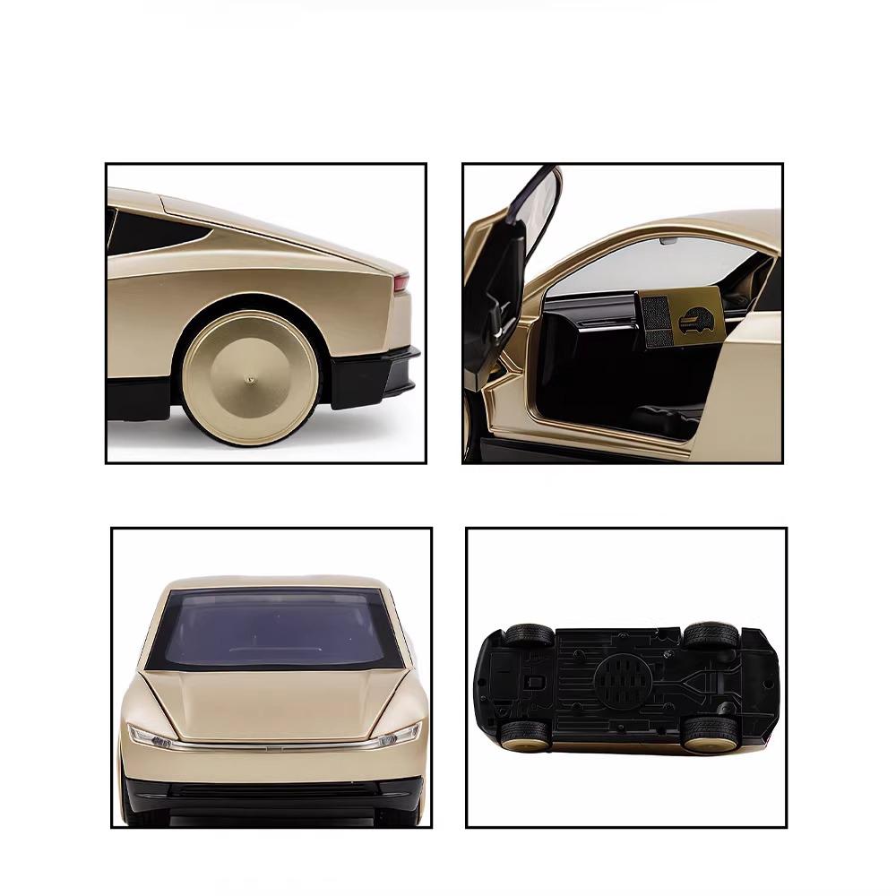 1/32 Tesla Cybercab Роботакси Беспилотное Такси Сплав Металл Литая Модель Автомобиля Домашние Модные Игрушки Украшения Коллекции Для Демонстрации Декорации