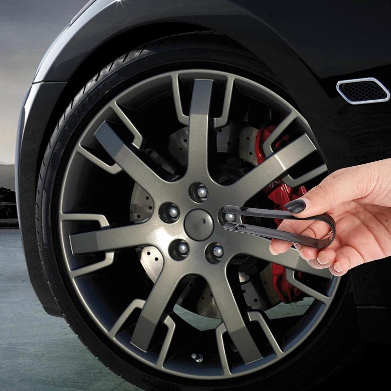 Car Tire Screw Cap Removal Tool Universal Car Truck Wheel Lug Nut Center Cap Puller Tweezer Wheel Repair Tool 3pcs/set