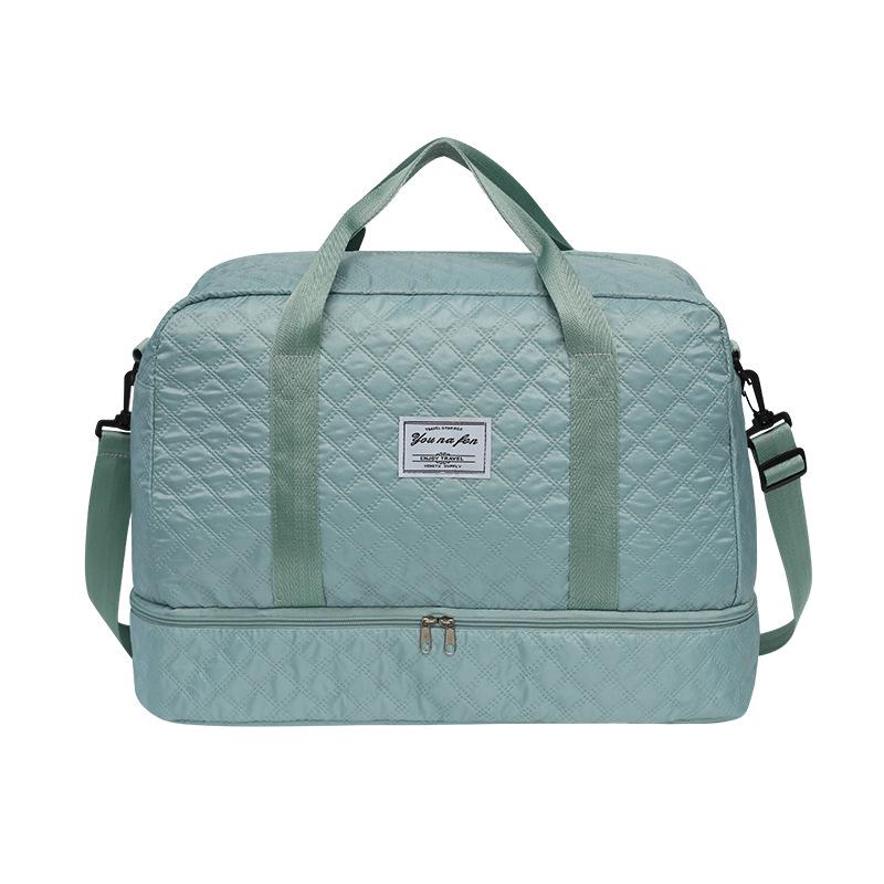 Дорожная сумка большой вместимости с разделением на влажное и сухое для деловых поездок, спорта и йоги