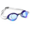 Madwave Plastic Swimming Goggles with Mirrored Coating Turbo Racer II Rainbow