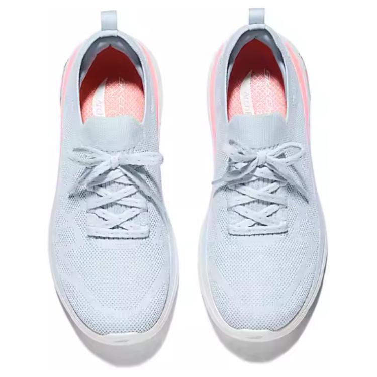 Skechers Go Walk Мягкие Удобные Низкие Повседневные Кроссовки Женские Светло-Серые 125320-GYPK