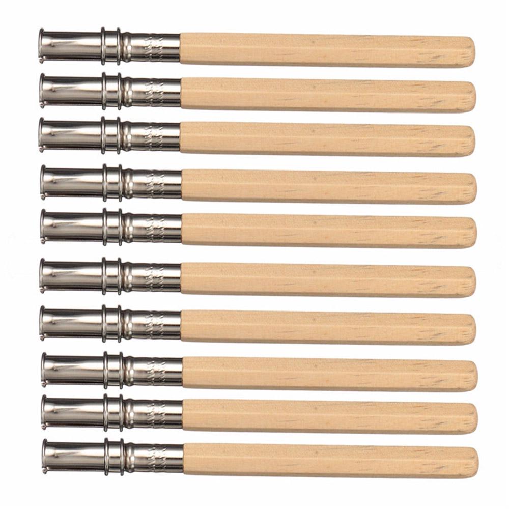 5/10PCS New Useful Adjustable Pencil Extender Art Write Tool Wooden Pen Holder Sketch Writing