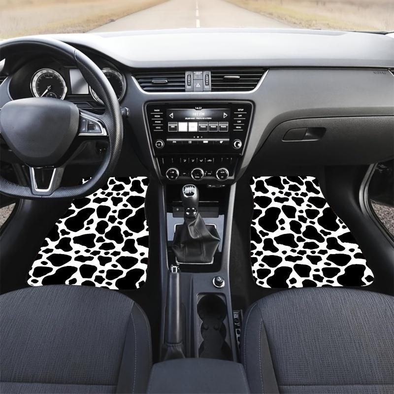 4 комплекта сексуальных автомобильных ковриков с леопардовым принтом, элегантные коврики для декора салона автомобиля, универсальные нескользящие автомобильные коврики