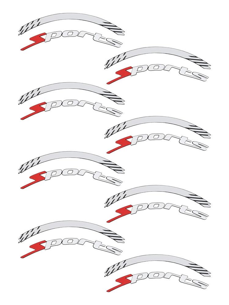 Быстрая установка водонепроницаемых букв на шинах для уникального стиля автомобиля