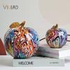 Картина Vilead Яблочные скульптуры из смолы Фруктовый орнамент Статуя Современный поп-арт Украшения Аксессуары Интерьер Стол Декор для ванной комнаты