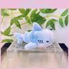 Adorable Rainbow Shark Plush Toy Cute Stuffed Animal Keychain Bag Charm For Kids