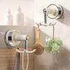 Wall Mounted Six-claw Rotating Hook Powerful Suction Cup Hook Kitchen Utensil Holder  For Home