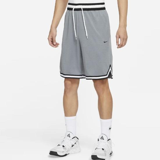Nike Свободные шорты из вязаного материала Dri-fit со шнуровкой, серые DH7161-065